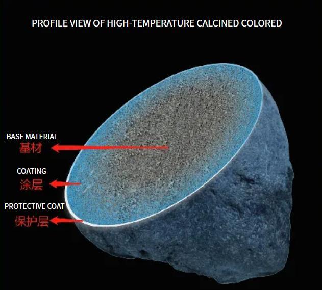 Factory Supply High-Temperature Calcined Color Real Stone Paint Sand