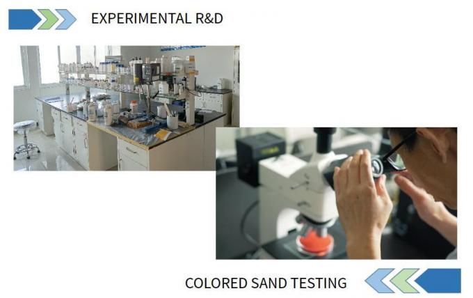 China Factory Top Quality High-Temperature Calcined Real Stone Paint Colored Sand