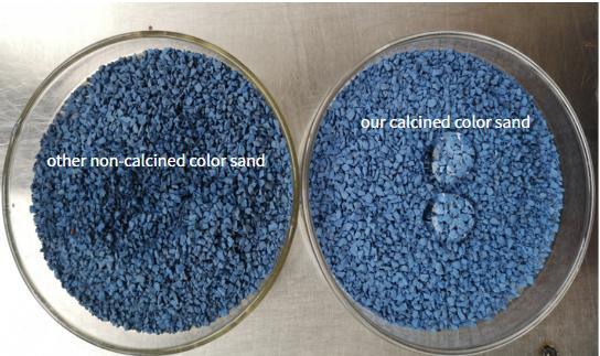 China Factory Supply High-Temperature Sintered Color Sand, Paint Sand, Top Quality