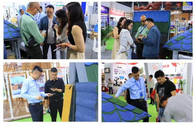 Lightweight Waterproof Roofing Wall Building Materials Color Stone Coated Fiberglass Asphalt Shingle